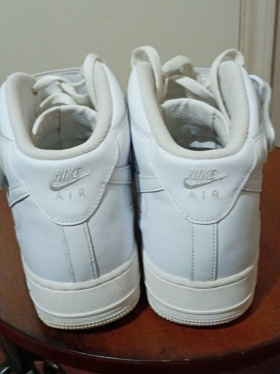Nike Air Force 1 \'07 Mid Shoes Mens Size 11.5 White Mid Top Sneakers CW2289-111 main image 4